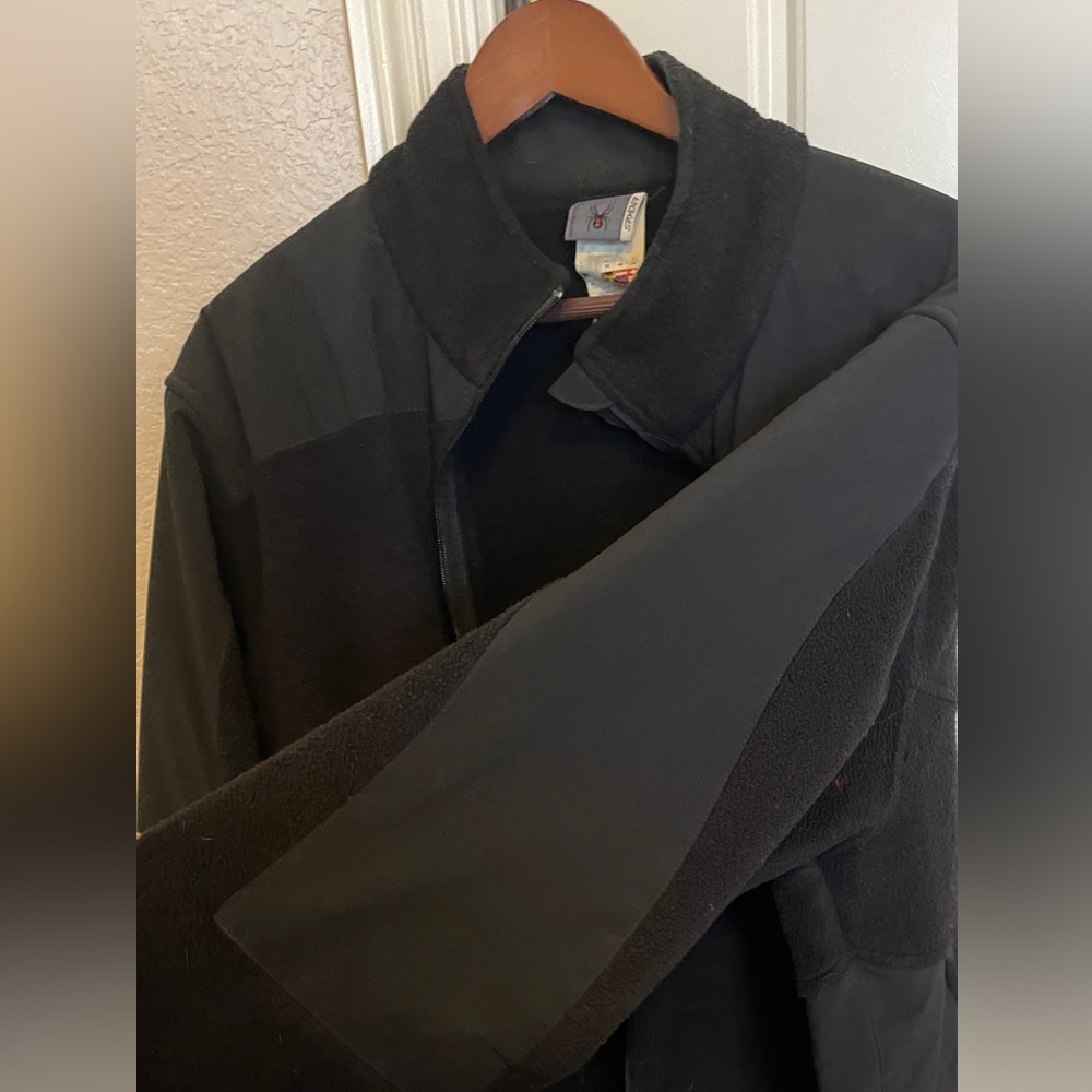 SPYDER FULL ZIP, men's, black, great condition! Size XXL - Picture 5 of 6